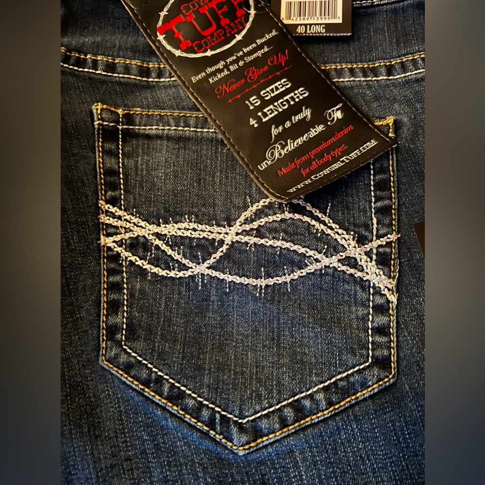 Cowgirl Tuff Don’t Fence Me In size 40 Long